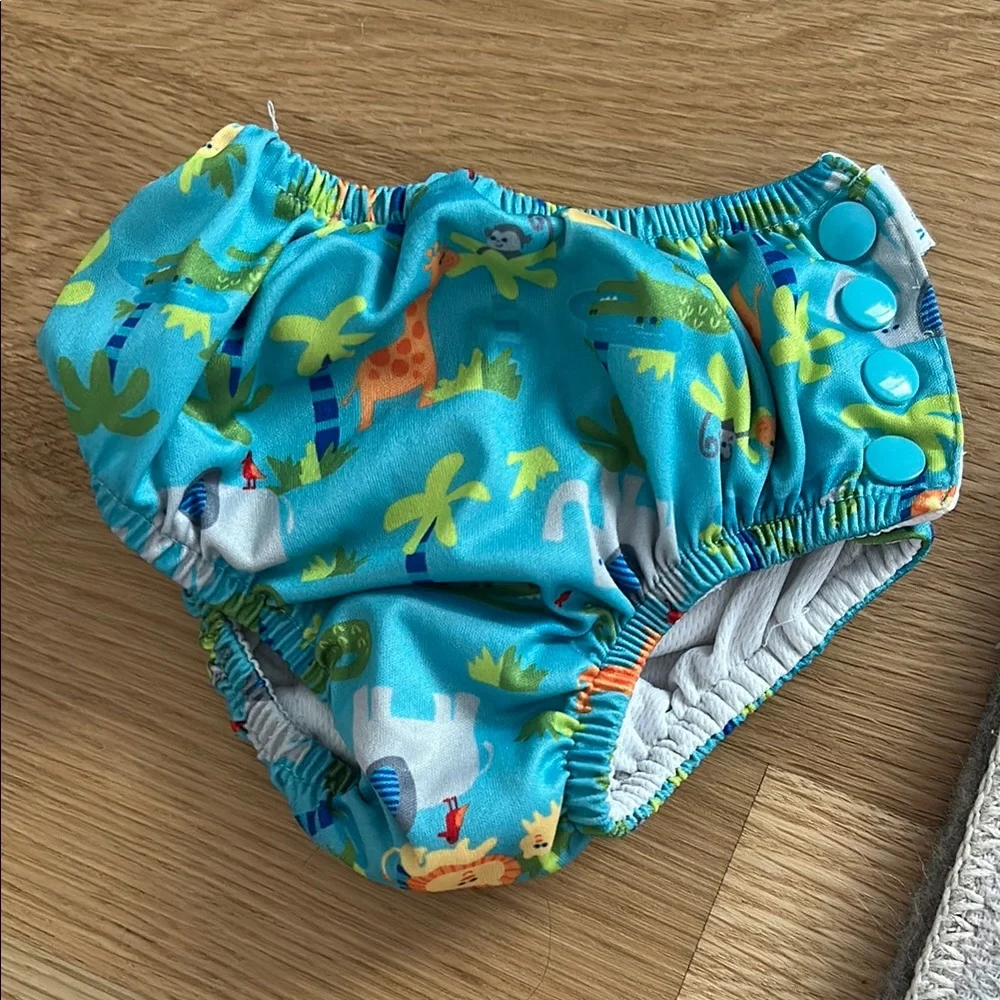 iPlay - Colorful Jungle Print Kids Diaper Cover